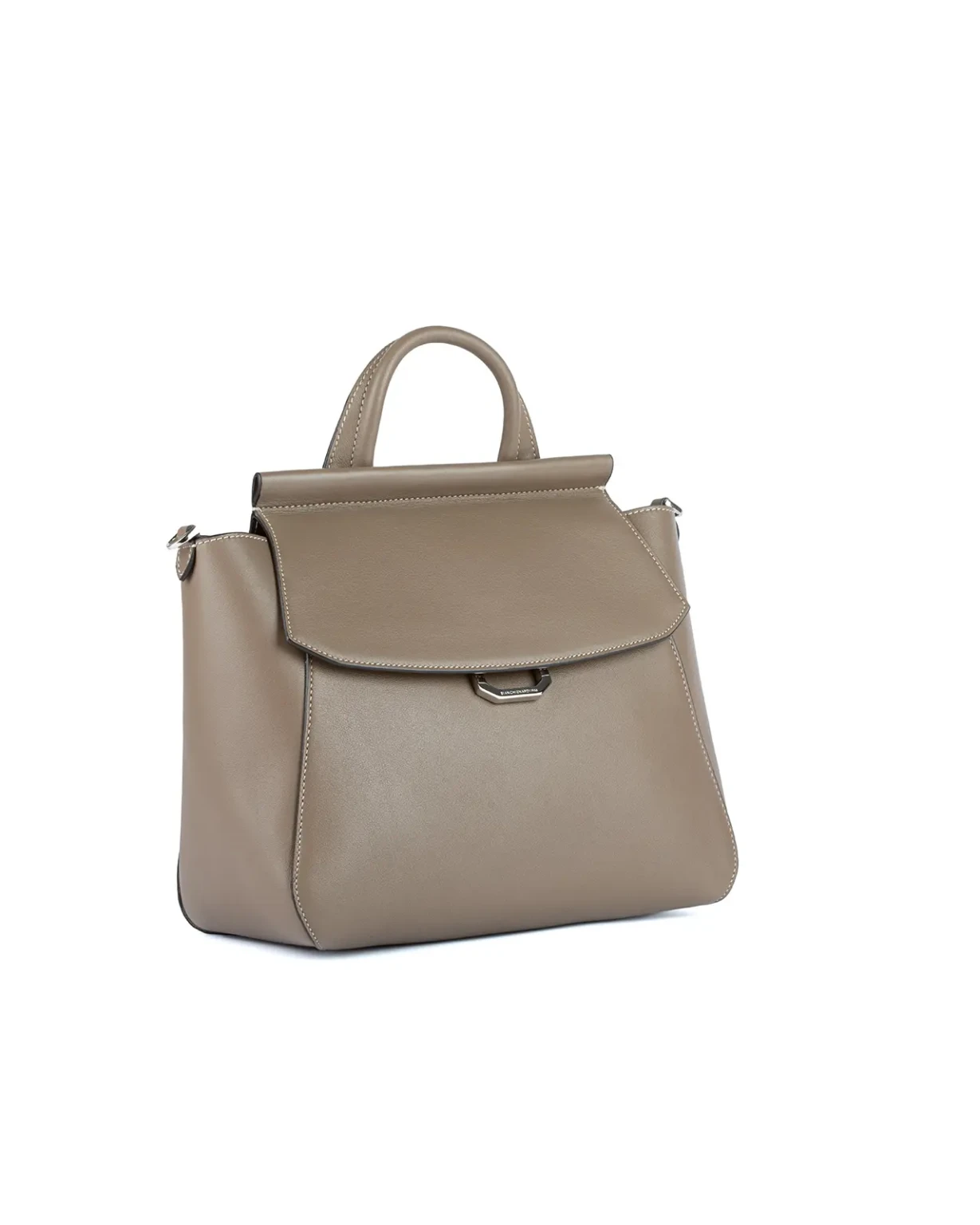 Novella M borsa a mano media in vitello Pepe