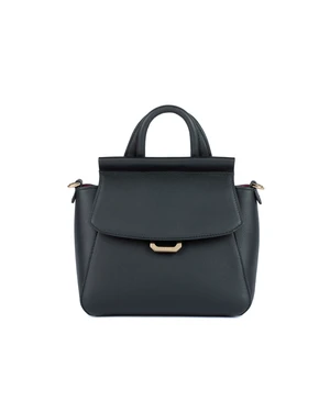 WB0139.VIT.900 LG NOVELLA S IN CALF LEATHER NERO CARBONE LIGHT GOLD