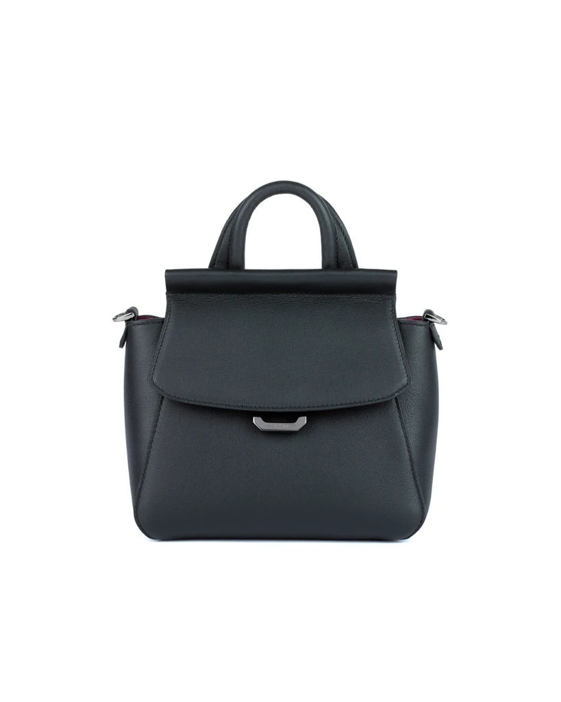 WB0139.VIT.900 RU NOVELLA S IN CALF LEATHER NERO CARBONE RUTENIO ULTRA BLACK