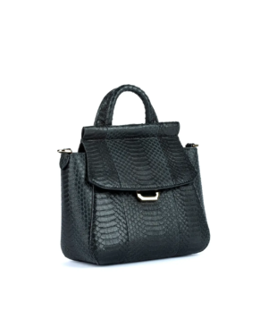 Novella S borsa a mano piccola in ayers Carbone