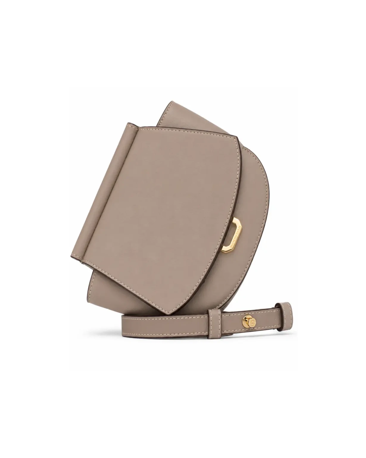 WB0128.VIT.220 LG SCARSELLA BAG IN CALF LEATHER MARRONE PEPE LIGHT GOLD