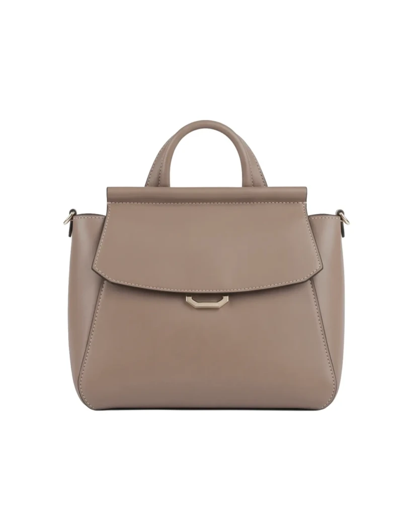 WB0129.VIT.220 LG NOVELLA M IN CALF LEATHER MARRONE PEPE LIGHT GOLD