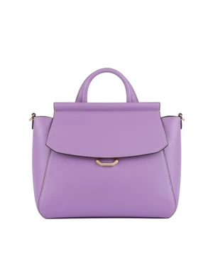 WB0129.VIT.640 LG NOVELLA M IN CALF LEATHER VIOLA LAVANDA LIGHT GOLD