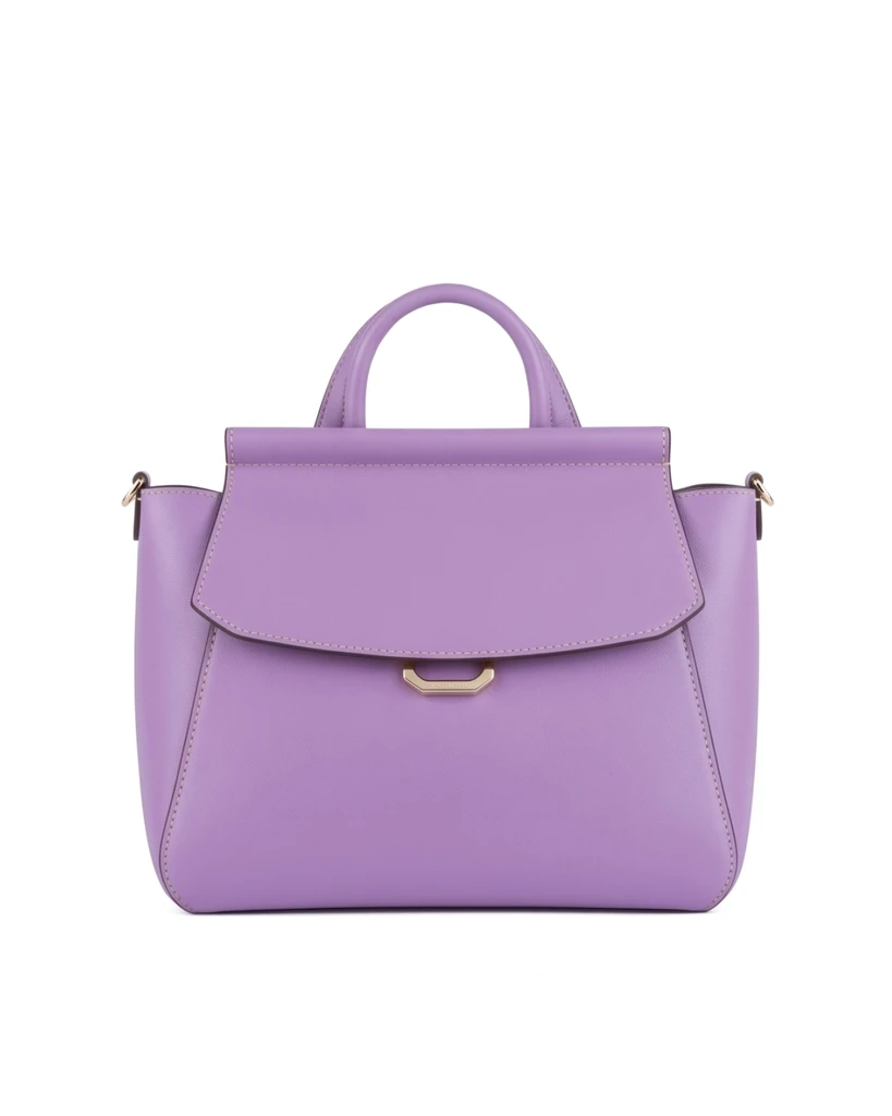 WB0129.VIT.640 LG NOVELLA M IN CALF LEATHER VIOLA LAVANDA LIGHT GOLD