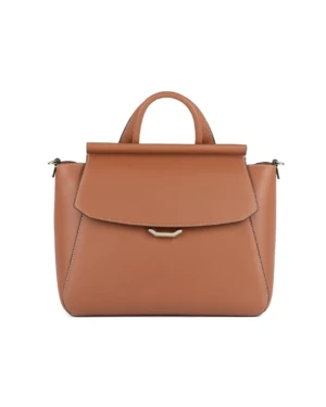 WB0129.VIT.820LG NOVELLA M IN CALF LEATHER MARRONE CANNELLA LIGHT GOLD