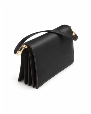 WB0141.VIT.900 LG IRIS M IN CALF LEATHER NERO CARBONE LIGHT GOLD
