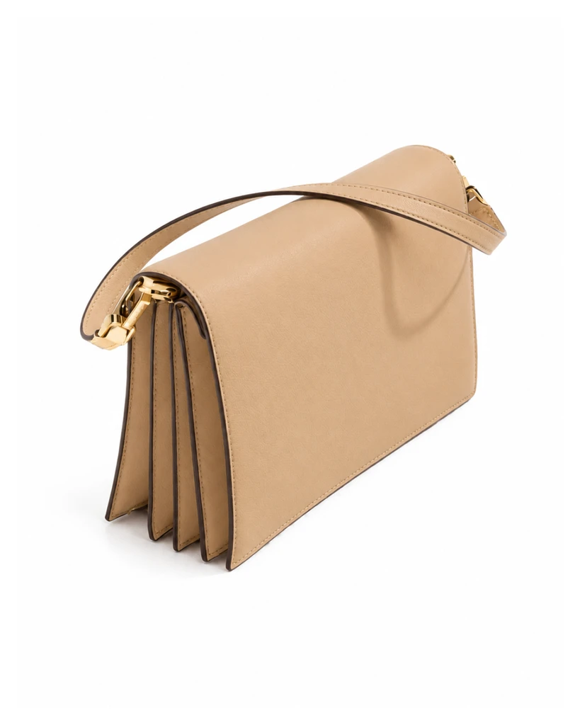 WB0141.VIT.9021 LG IRIS M IN CALF LEATHER NATURALE CAPPUCCINO LIGHT GOLD