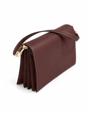 WB0141.VIT.9026 LG IRIS M IN CALF LEATHER MARRONE CACAO LIGHT GOLD