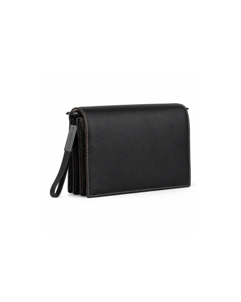 WB0142.VIT.900 RU IRIS S IN CALF LEATHER NERO CARBONE RUTENIO ULTRA BLACK
