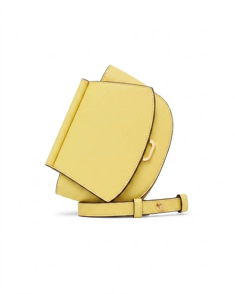 WB0128.VIT.540 LG SCARSELLA BAG IN CALF LEATHER GIALLO NARCISO LIGHT GOLD