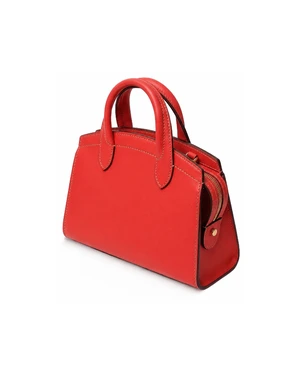 WB0131.VIT.490 LG RIALTO S IN CALF LEATHER ROSSO CORALLO LIGHT GOLD
