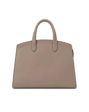 WB0132.VIT.220 LG RIALTO M BAG IN CALF LEATHER MARRONE PEPE LIGHT GOLD FRONTALE
