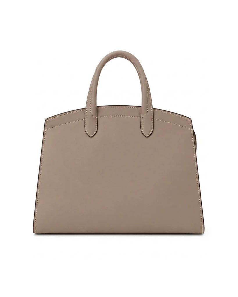 WB0132.VIT.220 LG RIALTO M BAG IN CALF LEATHER MARRONE PEPE LIGHT GOLD FRONTALE