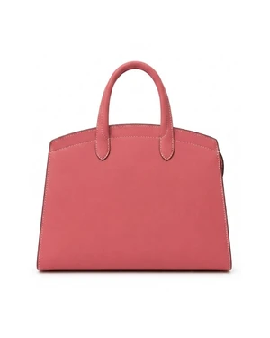 WB0132.VIT.420 LG RIALTO M BAG IN CALF LEATHER ROSA DRAGON FRUIT LIGHT GOLD FRONTALE