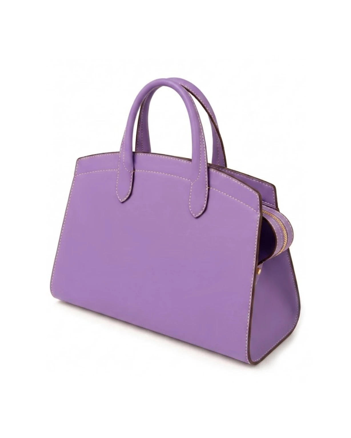 WB0132.VIT.640 LG RIALTO M BAG IN CALF LEATHER VIOLA LAVANDA LIGHT GOLD